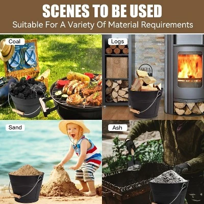 Vancasso Mini Ash Bucket With Lid And Shovel 4 Vancasso Mini Ash Bucket With Lid And Shovel - Image 2