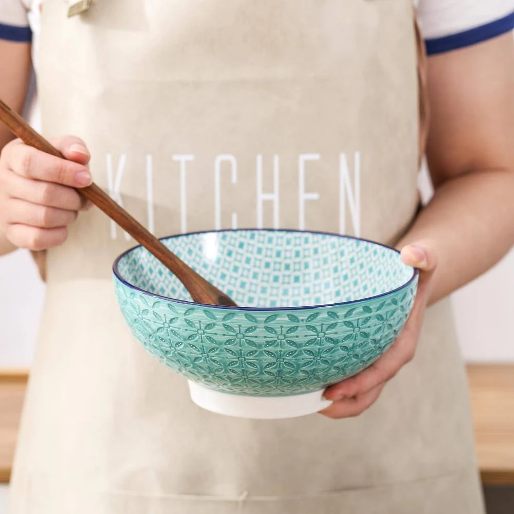 41 Fl. Oz. 2-Colours Porcelain Serving Soup/Fruit/Noodle Bowls 10 41 Fl. Oz. 2-Colours Porcelain Serving Soup/Fruit/Noodle Bowls - Image 8