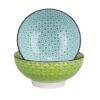 41 Fl. Oz. 2-Colours Porcelain Serving Soup/Fruit/Noodle Bowls 1 41 Fl. Oz. 2-Colours Porcelain Serving Soup/Fruit/Noodle Bowls -Vancasso Shop blue and teal vancasso bowls vc macaron b01 64 1000
