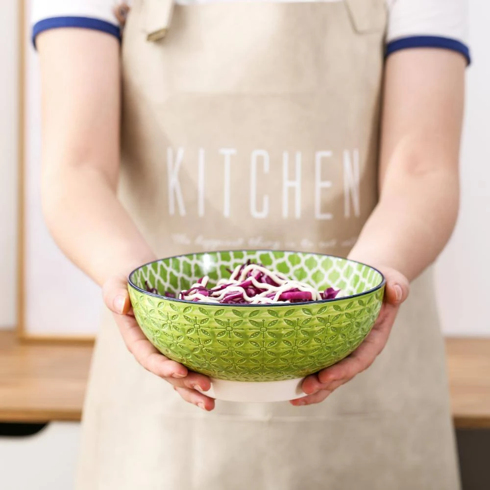 41 Fl. Oz. 2-Colours Porcelain Serving Soup/Fruit/Noodle Bowls 8 41 Fl. Oz. 2-Colours Porcelain Serving Soup/Fruit/Noodle Bowls - Image 6