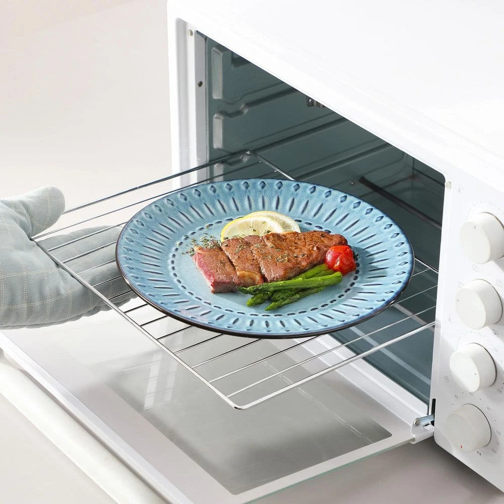 16-Piece Blue Porcelain Dinnerware Set Service For 4-Embossed Pattern Tableware With Dinner Plate Dessert Plate Bowl Mug 11 16-Piece Blue Porcelain Dinnerware Set Service For 4-Embossed Pattern Tableware With Dinner Plate Dessert Plate Bowl Mug - Image 9