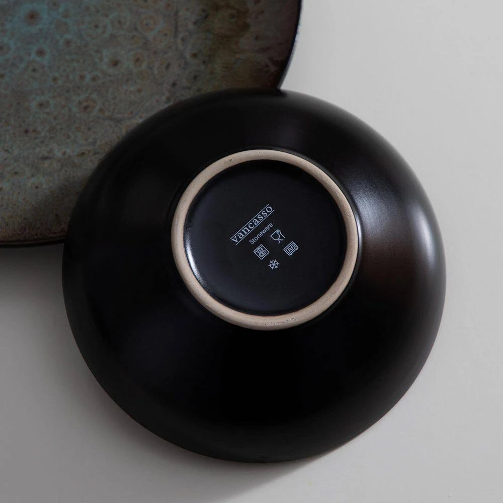 16-Piece Brown Stoneware Dinnerware Set Service For 4 Tableware Set With Plates Bowls And Mugs 6 16-Piece Brown Stoneware Dinnerware Set Service For 4 Tableware Set With Plates Bowls And Mugs - Image 4