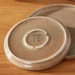 12-Piece Tan Caramel Porcelain Dinnerware Set Service For 4-Dishware Set Bowls And Plates Dinner Set For Kitchen Dining -Vancasso Shop caramel vancasso dinnerware sets vc anya cr 12 1d 1000