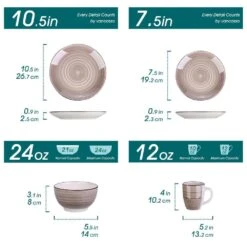 Series Bella Dinnerware 16-Pieces Creme-I Porcelain Crockery In Vintage Look (Service Set For 4) 18 Series Bella Dinnerware 16-Pieces Creme-I Porcelain Crockery In Vintage Look (Service Set For 4) -Vancasso Shop cream vancasso dinnerware sets vc bella c sl 44 1000