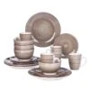 Series Bella Dinnerware 16-Pieces Creme-I Porcelain Crockery In Vintage Look (Service Set For 4) 1 Series Bella Dinnerware 16-Pieces Creme-I Porcelain Crockery In Vintage Look (Service Set For 4) -Vancasso Shop cream vancasso dinnerware sets vc bella c sl 64 1000
