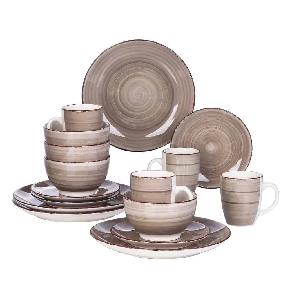 Series Bella Dinnerware 16-Pieces Creme-I Porcelain Crockery In Vintage Look (Service Set For 4) 3 Series Bella Dinnerware 16-Pieces Creme-I Porcelain Crockery In Vintage Look (Service Set For 4)