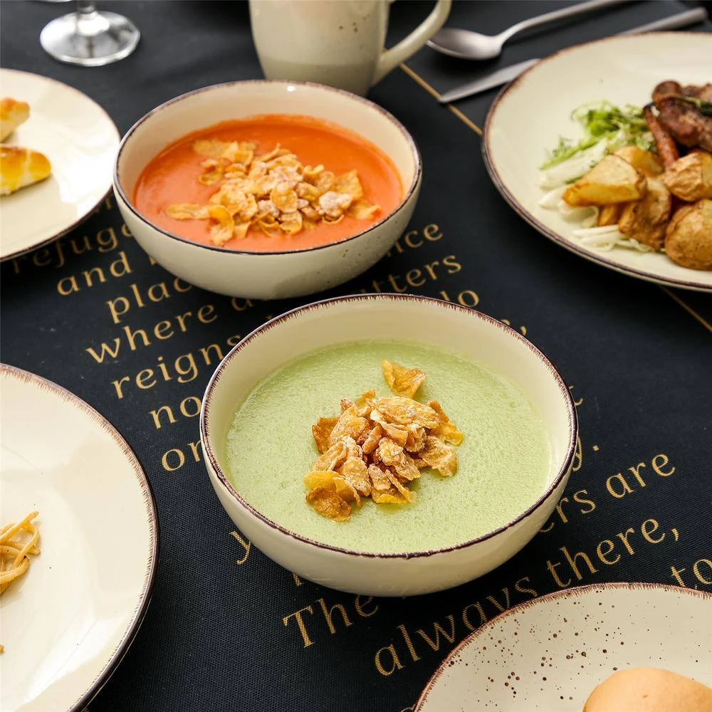 Navia Nature Cream 32-Piece Ceramic Dinnerware Set With Dinner Plate, Dessert Plate, Cereal Bowl And Mug (Service For 8) 6 Navia Nature Cream 32-Piece Ceramic Dinnerware Set With Dinner Plate, Dessert Plate, Cereal Bowl And Mug (Service For 8) - Image 4