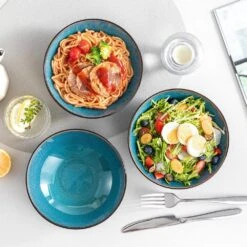 24 Fl. Oz. Green Stoneware Cereal Bowl Set Of 4 Soup Bowl Pasta Bowl Salad Bowl 18 24 Fl. Oz. Green Stoneware Cereal Bowl Set Of 4 Soup Bowl Pasta Bowl Salad Bowl -Vancasso Shop green vancasso bowls vc bubble g sdw 44 1000