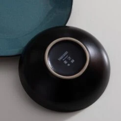 16-Piece Green Stoneware Dinnerware Set Service For 4 Tableware Set With Plates Bowls And Mugs 16 16-Piece Green Stoneware Dinnerware Set Service For 4 Tableware Set With Plates Bowls And Mugs -Vancasso Shop green vancasso dinnerware sets vc bubble g sl 66 1000