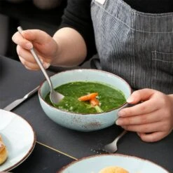 Navia 16-Piece Vintage Oceano Light Blue Stoneware Dinnerware Set (Service For 4) 14 Navia 16-Piece Vintage Oceano Light Blue Stoneware Dinnerware Set (Service For 4) -Vancasso Shop light blue vancasso dinnerware sets vc navia 3 sl 44 1000