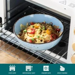 Navia 16-Piece Vintage Oceano Light Blue Stoneware Dinnerware Set (Service For 4) 15 Navia 16-Piece Vintage Oceano Light Blue Stoneware Dinnerware Set (Service For 4) -Vancasso Shop light blue vancasso dinnerware sets vc navia 3 sl fa 1000