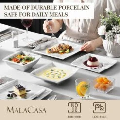 16-Piece Marble Grey Porcelain Dinnerware Set Service For 4 Bowls And Plates Dining Set 20 16-Piece Marble Grey Porcelain Dinnerware Set Service For 4 Bowls And Plates Dining Set -Vancasso Shop marble grey vancasso dinnerware sets blance 16s grey 1f 1000