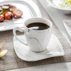 30-Piece Marble Grey Porcelain Dinnerware Set Service For 6-Tableware Set With Plates Coffee Cups And Saucers 16 30-Piece Marble Grey Porcelain Dinnerware Set Service For 6-Tableware Set With Plates Coffee Cups And Saucers -Vancasso Shop marble grey vancasso dinnerware sets elvira 30 grey 66 1000