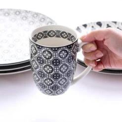 Haruka 32-Pieces Japanese Style Porcelain Multi-Colour Crockery Dinner Set (Service For 8) 13 Haruka 32-Pieces Japanese Style Porcelain Multi-Colour Crockery Dinner Set (Service For 8) -Vancasso Shop multi colors vancasso dinnerware sets vc haruka sl 2 1f 1000