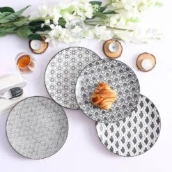 Haruka 32-Pieces Japanese Style Porcelain Multi-Colour Crockery Dinner Set (Service For 8) 17 Haruka 32-Pieces Japanese Style Porcelain Multi-Colour Crockery Dinner Set (Service For 8) -Vancasso Shop multi colors vancasso dinnerware sets vc haruka sl 2 31 1000