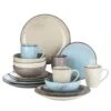 Navia 16-Piece Nature Assorted Colors Stoneware Dinnerware Set (Service For 4) 1 Navia 16-Piece Nature Assorted Colors Stoneware Dinnerware Set (Service For 4) -Vancasso Shop nature vancasso dinnerware sets vc navia 15 sl 64 1000