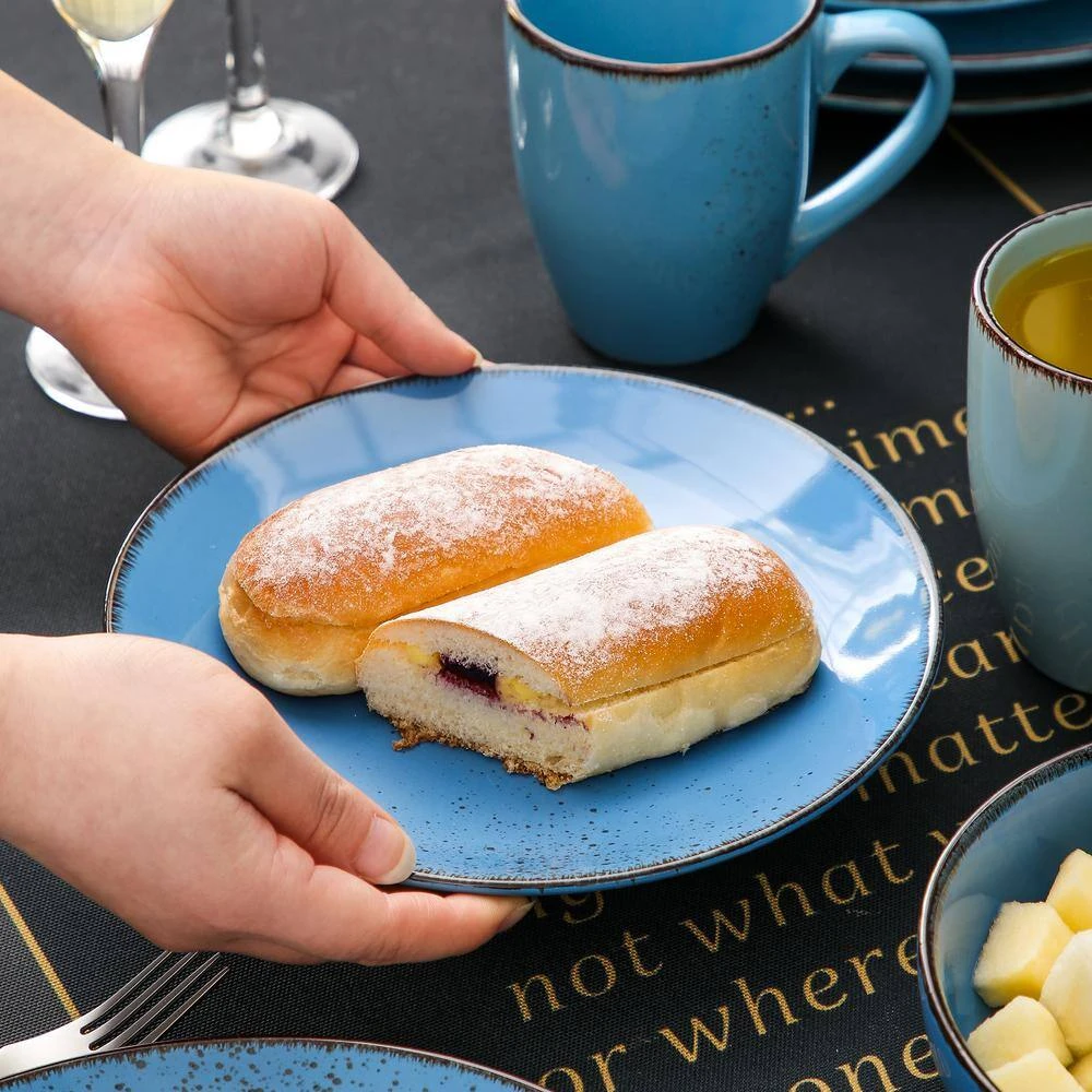 Navia Oceano Multi-Colors 32-Pieces Ceramic Dinnerware Sets (Service For 8) 6 Navia Oceano Multi-Colors 32-Pieces Ceramic Dinnerware Sets (Service For 8) - Image 4