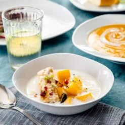 Elisa 24-Piece White Porcelain Dinnerware Set (Service For 6) 14 Elisa 24-Piece White Porcelain Dinnerware Set (Service For 6) -Vancasso Shop off white vancasso dinnerware sets elisa 24 44 1000