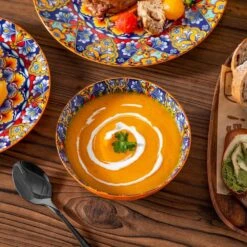 12-Piece Orange Porcelain Dinnerware Set Service For 4 Dining Set With Dinner Plates Dessert Plates And Bowls 30 12-Piece Orange Porcelain Dinnerware Set Service For 4 Dining Set With Dinner Plates Dessert Plates And Bowls -Vancasso Shop orange vancasso dinnerware sets vc simi d12 02 d4 1000