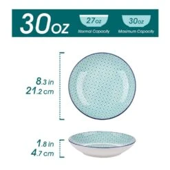 30 Fl. Oz. Red Blue Green Turquoise Porcelain Soup Plate Pasta Bowl Soup Bowl Salad Bowl Set Of 4 11 30 Fl. Oz. Red Blue Green Turquoise Porcelain Soup Plate Pasta Bowl Soup Bowl Salad Bowl Set Of 4 -Vancasso Shop red blue green turquoise vancasso bowls vc macaron stp c3 1000