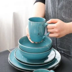 Navia Oceano Sea Blue 32-Piece Ceramic Dinnerware Set With Dinner Plate, Dessert Plate, Cereal Bowl, Mug (Service For 8) 17 Navia Oceano Sea Blue 32-Piece Ceramic Dinnerware Set With Dinner Plate, Dessert Plate, Cereal Bowl, Mug (Service For 8) -Vancasso Shop sea vancasso dinnerware sets vc navia 6 sl 2 31 1000