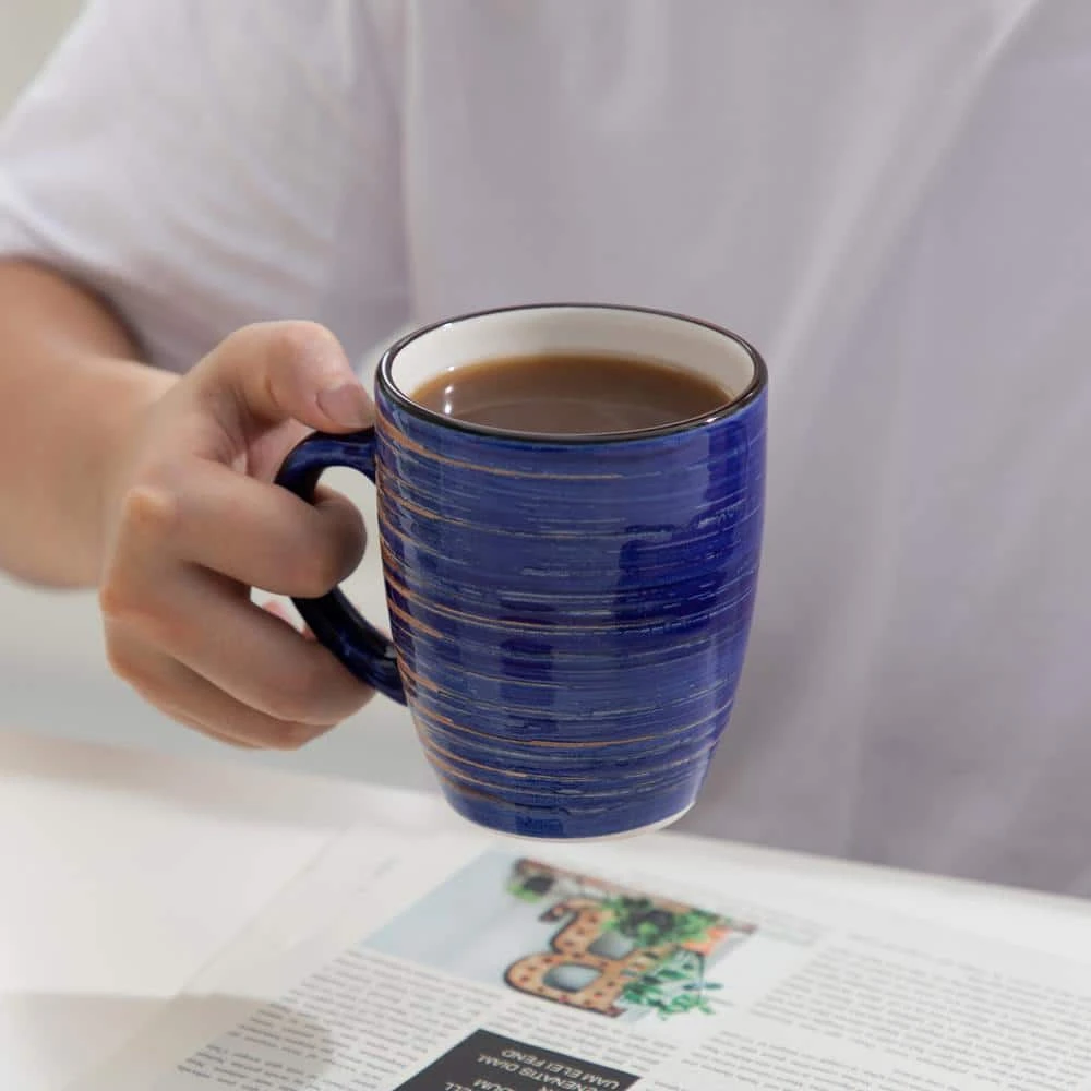 Albero 12 Oz. Assorted Colors Stoneware Coffee Mug (Set Of 6) 9 Albero 12 Oz. Assorted Colors Stoneware Coffee Mug (Set Of 6) - Image 7