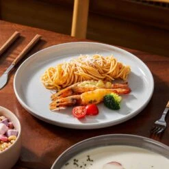 16-Piece Multicolored Stoneware Dinnerware Set Service For 4 Bowls And Plates Dining Set Tableware -Vancasso Shop white dark gray light gray pink vancasso dinnerware sets tara h16 m 66 1000