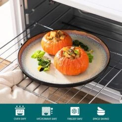 Series Amber 12-Piece Yellow And Black Stoneware Dinnerware Set Service For 4 Bowls And Plates Dining Set Tableware -Vancasso Shop yellow and black vancasso dinnerware sets vc amber y 12 1f 1000