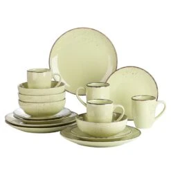 Navia 16-Piece Prato Kelly Stoneware Dinnerware Set (Service For 4)